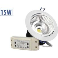 Lampada Faretto Led Incasso Da Soffitto 15W Bianco Neutro