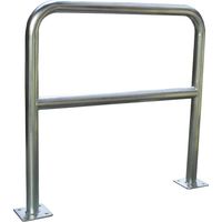 PROVOST - Barrière à platine acier galvanisé - L2000 x H1000 - Ø60 mm