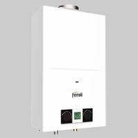 Chauffe-eau à gaz ferroli modèle standard cuivre 26 8 kW incolore
