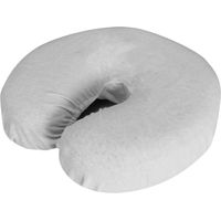 Lot de 2 housses de protège têtiere pour table de massage - Flanelle - Blanc - Vivezen