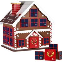 Calendaries De Natale Casetta In Legno 24 Cassetti Natalizie Decorations