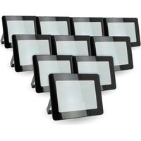 Arum Lighting – Lot de 10 projecteurs LED 30W IP66 extérieur – Blanc chaud 3000K – Angle 120° – Économie d’énergie 80% – Durée de vie 20 000 heures