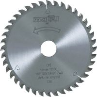 Mafell Lama da taglio in HM 120 x 1,2/1,8 x 20 mm, Z 40, FZ/TR, per tagli di precisione