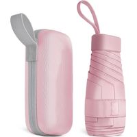 Parapluie de voyage compact, 8 baleines, coupe-vent, mini parapluie capsule pour hommes et femmes.