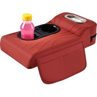 Boîte De Rangement Pour Accoudoir De Voiture - Organisateurs Pour L'Intérieur Automobile En Cuir Coussin D'Accoudoir Pour Console De Voiture,Pour SUV, RV, Camion, Berline, Véhicule Et Auto