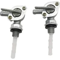 2pcs Fuel Tank Switch Valve Petcock, M10 1.25 Generator Fuel Tap Gas Oil Tank Tap for Pit Bike Quad Bike