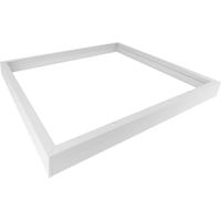 Aufbaurahmen Alu weiß für LED Panel einfacher Zusammenbau Deckenaufbaurahmen 60 x 60 cm