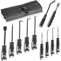 STAHLWERK 12-teiliges Pick-Tool-Set Kfz-Hakenwerkzeug für Dichtungen und O-Ringe