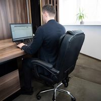 Malatec Sedia da Ufficio Moderna Nera