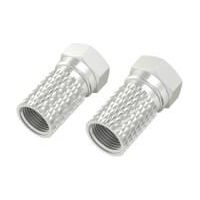 Conector coaxial Hama 00205208 rosca interior 8 mm 2 piezas