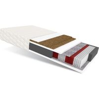 Matratze 100x200 Multipocket Taschenfederkern GRADO 7 Zonen H4 H5 19 cm Kokos Klimafaser Polyurethanschaum Jersey