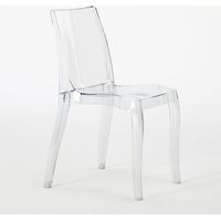 Lot de 18 Chaises Cristal Light Grand Soleil Transparent promo offre pour Bar café - Transparent