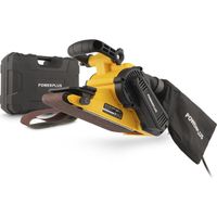 Powerplus Ponceuse à Bande Électrique POWX0461 - 900 W - Ponceuse Aspirante avec Bande Abrasive 533 x 76 mm