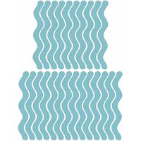 Bandes antidérapantes, Autocollants de Baignoire AntidéRapants,24 Bandes antidérapantes pour Baignoire et Douche, Tapis antidérapant Auto-adhésif adapté aux escaliers,Surfaces glissantes, Bl
