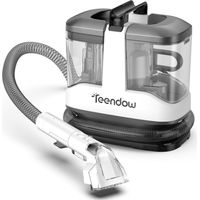 Teendow C3 Akku Staubsauger Nass Trockensauger - 450W 15KPA Frischwassertank 1000ml Abwassertank 550ml - Grau