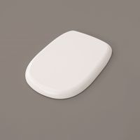 Sedile avvolgente con chiusura Standard bianco lucido - Art Ceram Ten