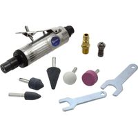 Mini taladro/amoladora neumática de 1/4" con accesorios (25)