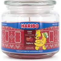 Candela profumata Haribo™ Cozy Home, candela aromatica in barattolo di vetro, 300 g, 50 ore di autonomia