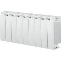 Zentralheizung aus Aluminiumguss 9 Elemente weiß KLASS 350, 765w