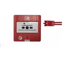Déclencheur manuel conventionnel Sextant-DMC avec LED – Conforme norme EN54-11 – Installation facile sans encastrement – Signalisation fiable – Finsecur
