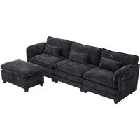 Canapé 2-in-1 convertible velours vert 178x82x70 cm ZIPSOFA Canapé Canapé Canapé