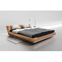 Letto matrimoniale KOBE in rovere massiccio 160x200 cm