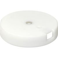 Wagner QuickClick Möbelgleiter BASIC zum Anschrauben ø 30mm, Höhe 7mm, weiß, 4 Stk