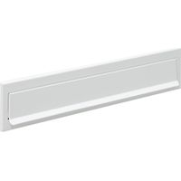 Arregui – Entrée de boîte aux lettres en acier galvanisé – Installation murale ou portail – Dimensions 34,4 x 7,3 cm – Résistante aux intempéries