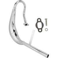 Tuyau échappement moto alu 40mm anti-bruit, tube vélo électrique argent