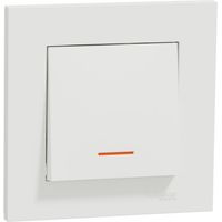 Beleuchteter Zweiwegeschalter Miluz, SCHNEIDER ELECTRIC, weiß SCHNEIDER ELECTRIC
