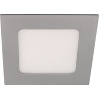 Easy square downlight cuadrado con luz led blanco cálido 3000K en color gris