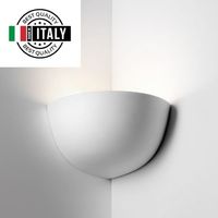 APPLIQUE ANGOLARE DA PARETE BIANCA 1XE27 HARA ANGLE BELFIORE