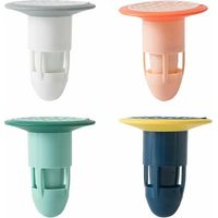 4 nuovi scarichi per pavimento deodoranti a 360°, scarichi per pavimento doccia, scarichi per pavimento doccia in gomma antiodore, scarichi per pavimento in PVC per doccia da cucina, 4 colori