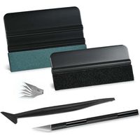 Kit di installazione per pellicole oscuranti per finestrini auto - Strumenti per pellicole in vinile con tergivetro in feltro, micro tergivetro e lametta