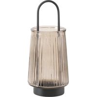 Kerzenhalter mit Henkel aus Glas 25,5 cm IVER