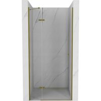Mexen Roma porte de douche pivotante 90 cm, transparent, doré - 854-090-000-50-00
