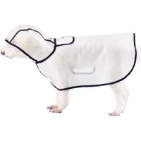 Imperméable à capuche pour chien et chat en PU imperméable pour l'extérieur