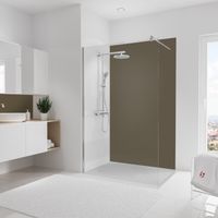 Panneau mural Taupe, Schulte, 120 x 210 cm