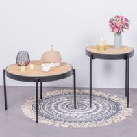 Nest Dream - Retro-Couchtisch - North - Schwarz