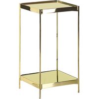 Side Table ALSEA Tempered Glass Gold