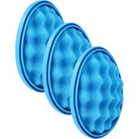 vhbw 3x Filtro de aspiradora compatible con Samsung VC21F50VNAR/SW, VC21F50VNAR/EV, VU10F40SBDD/ML - Filtro de espuma entrada del motor