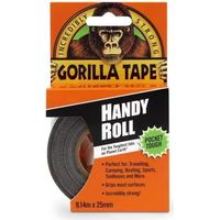 Gorilla Tape 25mm x 9m schwarzes ultra-reißfestes Klebeband