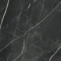 Carrelage effet Marbre Noir Notte 120x120x0,9 cm Brillant Florenza - Sol et mur intérieur (vendu par carton de 2,88 m²) - RO'MA CARRELAGE