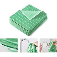 FENOPLASTICA4 Chiffon Bambou Microfibre pour Vitres Miroirs Carreaux Carrosserie Microfibre Bambou Vitre Ménage Salle de Bain