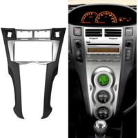 Cadre Radio 2 Din de Remplacement pour Toyota Yaris Vitz Platz 2005-2011, Panneau de Tableau de Bord