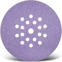MENZER Purple HD Klett-Schleifscheiben, 225 mm, 19-Loch, f. Trockenbauschleifer, Keramik-Mix (25 Stk.) K240