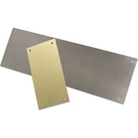 Assiette Rectangulaire Laiton 120X60 Laiton Mat