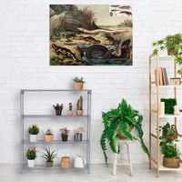 Etagere a plantes en metal avec 4 etageres pour usage interieur