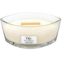 Woodwick Ellipse Duftkerze Kokosnuss Weiß