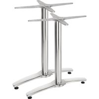 Bolero gh985 doppia gamba base da tavolo, in alluminio